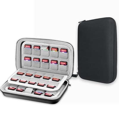 CYKOARMOR Switch Game Case for Nintendo Switch Game Card with 24 Switch  Game Holder Storage and 24 Micro SD Cartridge Slots, Slim Switch Game