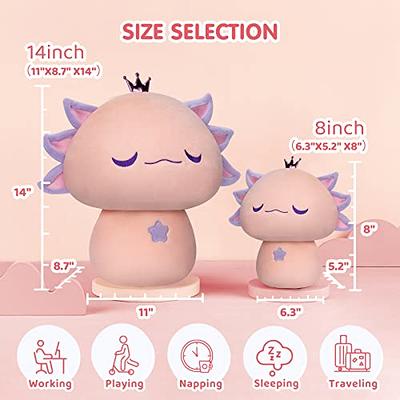 Onsoyours Cute Axolotl Plush, Soft Stuffed Animal Salamander Plush Pillow, Kawaii  Plush Toy for Kids (White Axolotl, 13) - Yahoo Shopping