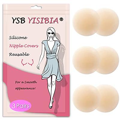 SILICONE NIPPLE PADS INVISIBLE STRAPLESS HYGIENIC