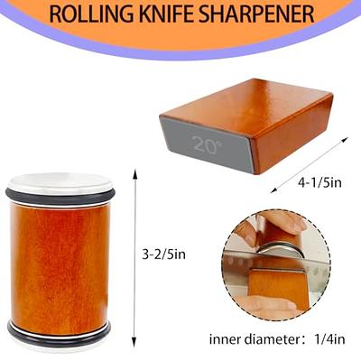 2023 Upgrade Rolling Knife Sharpener Tool Kit Engineered in Germany  Magnetic Kitchen Knife Sharpener Roller kitchen knives sharpener Kit with  15 & 20 Degree Sharpening 10-year Warranty - Yahoo Shopping
