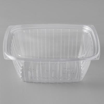 Eco-Products PLA Clear Rectangular Deli Lid Container - 24 oz - EP