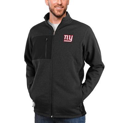 New York Giants Antigua Victory Pullover Hoodie - Heather Gray