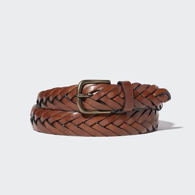 Braided Latigo Leather Belt for Men | Brown | Size 44 | Orvis