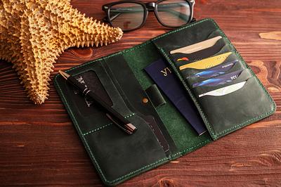 Leather Passport Sleeve (Gift for Her)