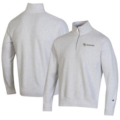 Men's Champion Heathered Gray George Mason Patriots Reverse Weave