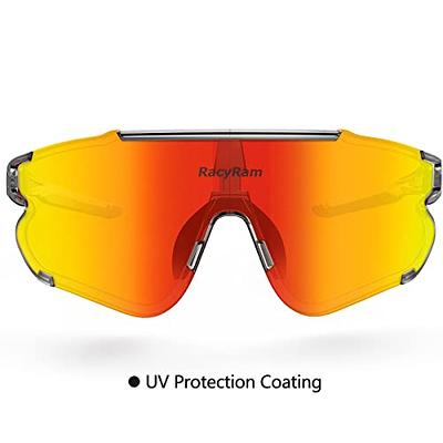 TOREGE Polarized Sports Sunglasses for Men and Women Cycling