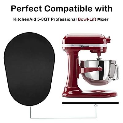 Mixer Slider Mat for Kitchenaid Stand Mixer 2 Side Non-Slip Moving Pad-  Black