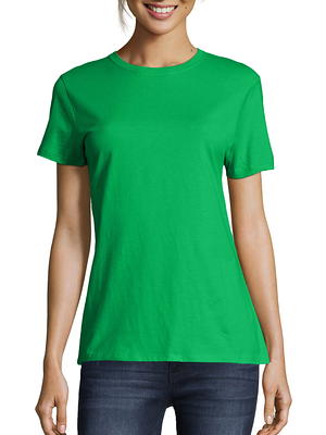 Women's Short Sleeve Relaxed Scoop Neck T-shirt - Ava & Viv