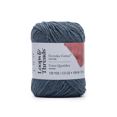 Loops & Threads Soft & Shiny Gray Yarn