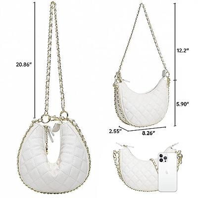 Vintage Half-Moon Bags Casual Shoulder Bags Women's Fashion Handbags Luxury Buckle Bag Daily Solid