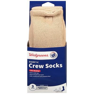 Walgreens Diabetic Crew Socks for Men - 3.0 pr - Yahoo Shopping