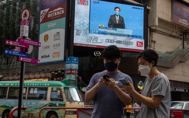 香港特首選舉：唯一候選人李家超發表政綱 避談政制改革