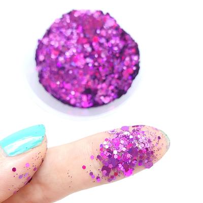Iridescent Chunky Glitter, 100g Rainbow Glitter for Resin Tumblers, Slime  and Craft Making, Nail Art, Festival Decor, Cosmetic Glitter for Body Face