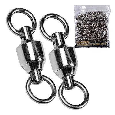 GERUITE Snap Fishing Swivels Ball Bearing Swivel High Strength Fishing  Swivels Saltwater Stainless Barrel Swivel for Freshwater Fishing#1(25 Pcs)  - Yahoo Shopping