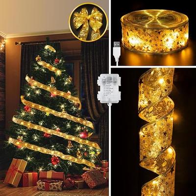 Christmas Lights 66FT 550 LED 8 Twinkle Modes & Remote Control