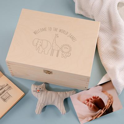 Personalised Friendship Keepsake Box or Photo Box Gift 