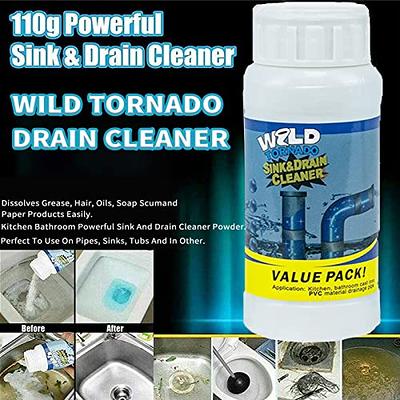 Pipe Dredge, Powerful Sink And Drain Cleaner Powder, Fast Foaming