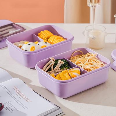 EasyLunchboxes - Bento Snack Boxes - Reusable 4-Compartment Food Containers  for School, Work and Travel, Set of 4, (Jewel Brights)