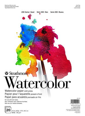 Strathmore Palette Paper Pad 9 Inch X 12 Inch-41lb 40 Sheets New