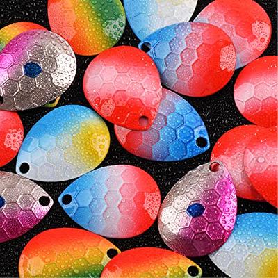 10pcs Fishing Spinnerbait Lure Making Supplies Colorado Blades Spinner Wire  Walleye Rig Crawler Harness Lures Trout