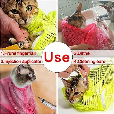 ShanLily Cat Bathing Bag Shower Anti Scratch Adjustable,Pet Grooming Bag  for Cats Breathable Mesh Net Restraint Bags,Multifunctional Washing Bag for  Medicine Taking,Injection,Nail Trimming, Pink - Yahoo Shopping