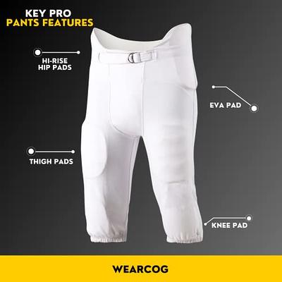  Wearcog Rival Adult Football Girdle for Men, 7 Padded