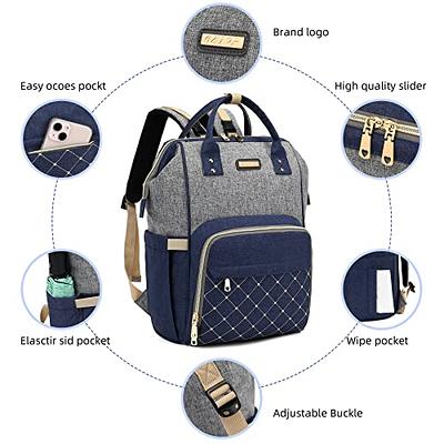 Diaper Bag Backpack for Women Large Capacity, Baby Bag with Insulated  Pockets Multifunctional Diaper Bags For Baby Girl Boy Waterproof Baby Bags  For