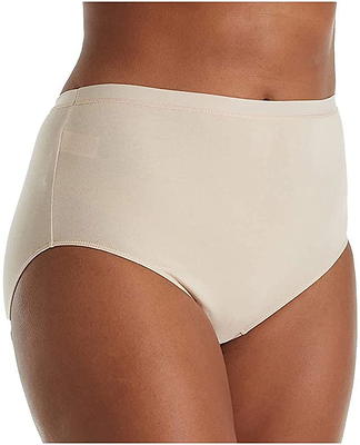 Natori Women's Bliss Full Brief Panty - 3 Pack in Taro/Succulent/Cafe  (755058P), Size XL