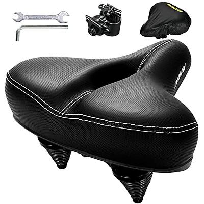 Oversize Comfortable Bike Seat, Compatible with Peloton, Universal Fit –  Lumintrail