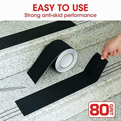 SafetyPro 4in x 50ft Heavy Duty Anti Slip Tape Non-Slip Grip Tape Strong  Traction Friction Abrasive AdhesiveSafety for Stairs Steps Skateboards  Outdoor/Indoor, Black - Yahoo Shopping