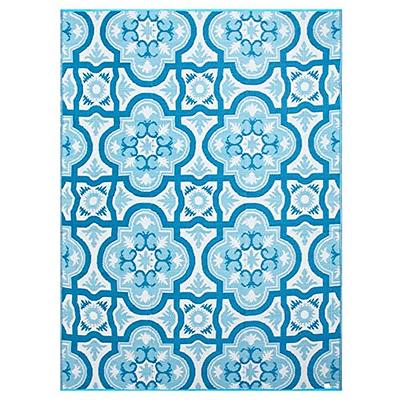 HIHEGD Outdoor Rug 9x12 for Patio Camping RV, Waterproof Reversible Mat,  Plastic Straw Rug for Indoor Outdoor Patio Clearance, Porch, Deck,  Backyard