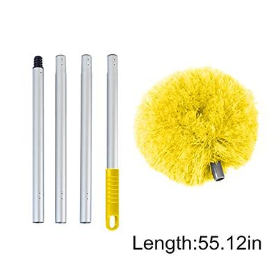 YVYV Microfiber Feather Duster 4PCS - Extendable & Bendable Dusters with  Long Extension Pole, Washable Lightweight Dusters for Cleaning Ceiling Fan