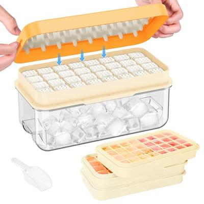 Mickiewicz 3 Pack Ice Cube Tray with Lid and Bin, Plastic Ice Cube Trays  for Freezer with Ice Box, Easy-Release Flexible 42-cubes Ice Trays with Ice  Bucket and Ice Scoop - Yahoo