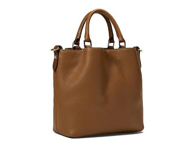 Dooney & Bourke Cognac Ostrich Large Flynn Tote