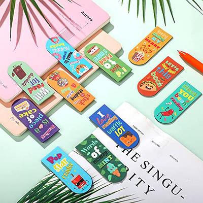 48 Pack Scented Bookmarks Magnetic Scratch and Sniff Bookmarks Fruit Food  Bookmarks for Kids Cute Bookmarks with Sayings Christmas Bookmarks for Kids  Students Teens Teachers (Food Flavor) - Yahoo Shopping