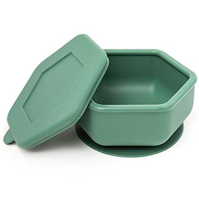 silicone snack container with lid for baby and toddler