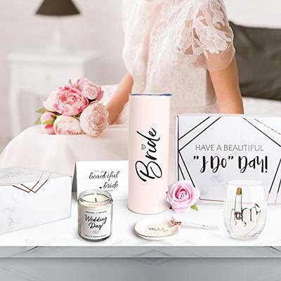 Bride To Be Gifts Box, Bridal Shower, Bachelorette Gifts For Bride,  Engagement Gifts For Her, Wedding Gifts For Bride, Bachelor Party Gifts,  Stainless Steel Tumbler Cup, Ring Finger Wine Glass - Yahoo