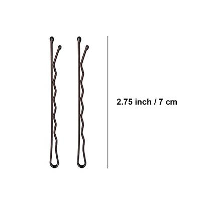 Brown Long Bobby Pins for Thick Hair, 2.75 '' Jumbo Bobby Hair