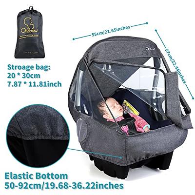 Universal Car Seat Rain Cover,Weather Shield for Infant Car Seat with  Storage Bag, Side Ventilation & Handle Opening, Provides Extra Protect Baby  During The Covid-19, Baby Travel Accessories(Black) - Yahoo Shopping