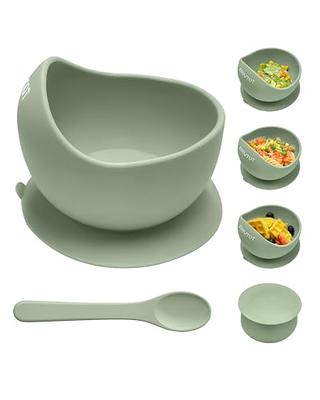 NumNum Starter Kit, Baby Bowl and Spoons Set (Stage 1 + Stage 2), BPA  Free Silicone ToddlerFeeding Supplies