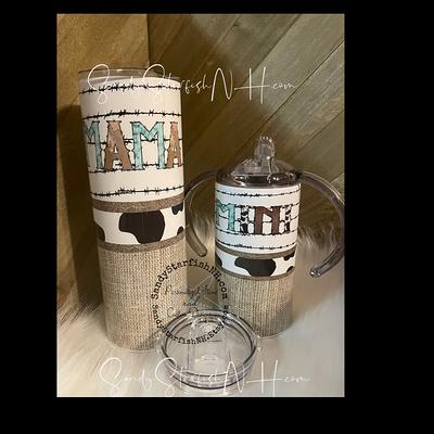 Mommy & Me Tumbler/sippy cup set