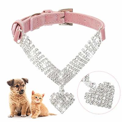 Beirui Cute Girl Dog Collars for Small Medium Large Dogs, Multiple Floral  Patterns Female Pet Dog Collars with Flower for Wedding Holiday(M:Neck