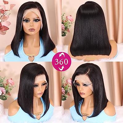 Glueless Hd Lace Front Straight Bob 6 X 4 10-14 Inch Short Human