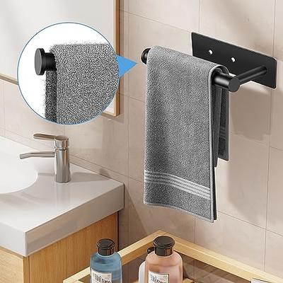 Stainless Steel Paper Towel Holder Heavy Duty Wall Mounted Self-Adhesive or  Drilling Hand Towel Holder for Kitchen, Pantry, Sink, Bathroom (Silver) -  Yahoo Shopping