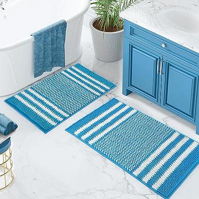 BELADOR Bathroom Rugs Sets 2 Piece - Plush Bath Mat Set Quick-Dry Soft  Chenille Bathroom Mat with Rubber Backing, Absorbant Bathroom Rug Set,  Washable