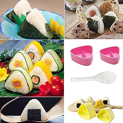 8 Pack Onigiri Mold, Sushi Maker Kit Non Stick Rice Ball Maker Press, BPA  Free Spam Musubi Molds with Multiple Shapes