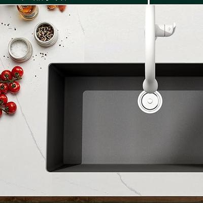 33x22-Inch Gunmetal Black Drop In Kitchen Sink Workstation - VOKIM 33 Inch  Single Bowl Topmount Sink 16 Gauge Stainless Steel 10'' Deep Handmade