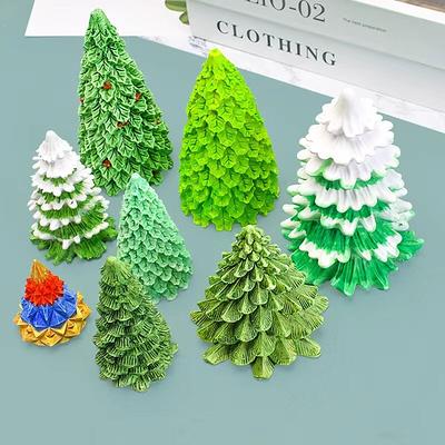 1 Cavity 3D Christmas Tree Silicone Soap Mold Soap Mold Silicone