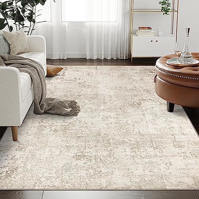 Area Rugs 8x10 Washable Non-Slip Rug Stain Resistant Rugs for Living Room  Dining Room Bedroom Low-Pile and Ultra Soft Area Rug (Beige, 8x10)