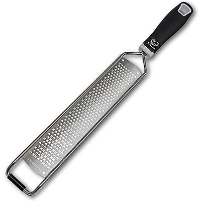 K BASIX Hand Cheese Grater Stainless Steel Razor Sharp Blades, Non-Slip &  Soft Grip, Hand Cheese Grater with Handle, Cheese Hand Grater & Vegetable